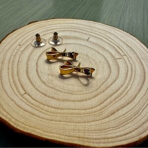 Kate Spade Gold Bow Earrings